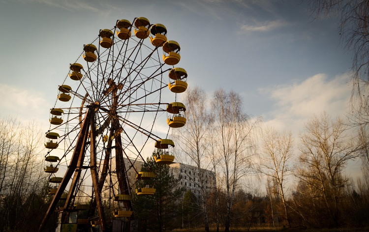 Польские туристы «оживили» колесо обозрения в Припяти. Изображение 1