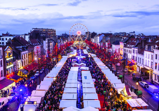 Рождественская ярмарка Winter Wonders в Брюсселе