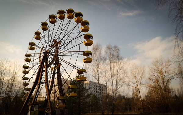 Польские туристы «оживили» колесо обозрения в Припяти