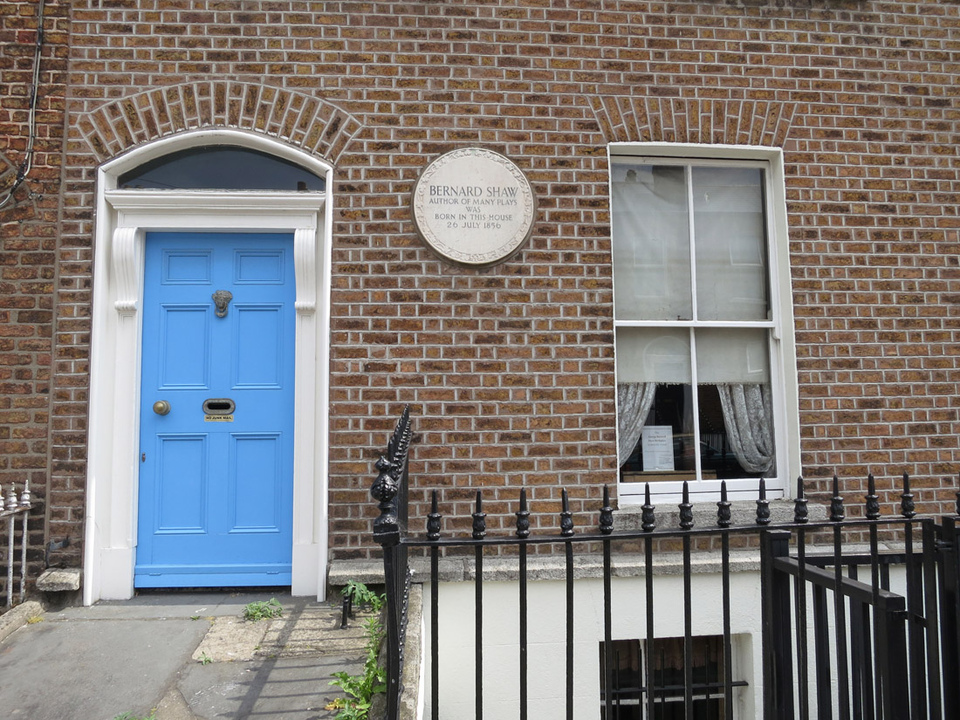 Дом, где родился Бернард Шоу в Дублине. Дублин: город-гот. Изображение 22