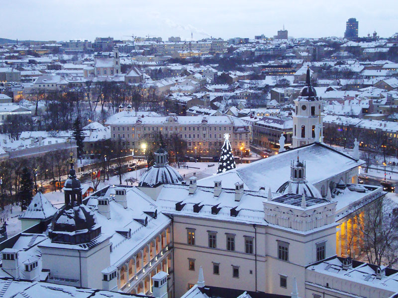 Башня Гедиминаса в Вильнюсе. «Потеряться в Средневековье»: 10 вещей, которые нужно сделать в Прибалтике зимой. Изображение 1.1