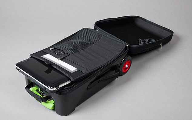 Дизайнер из Словении представил на рынке первый в мире чемодан-самокат для ручной клади. Изображение 1.3