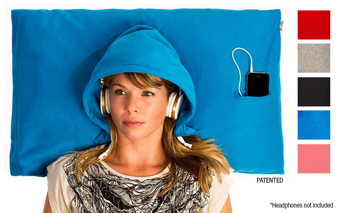 На рынке появилась инновационная подушка для путешествий с капюшоном. Изображение 1.4