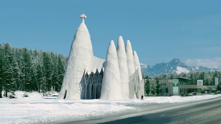 В Финляндии 24 января откроется самая высокая в мире ледяная церковь. Изображение 1