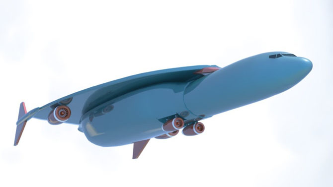 Из Лондона в Нью-Йорк за час: Airbus запатентовала новый сверхзвуковой самолет. Изображение 1