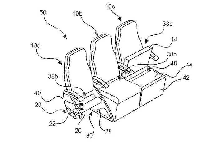 В самолетах Airbus появятся кресла с отсеками для ручной клади. Изображение 1